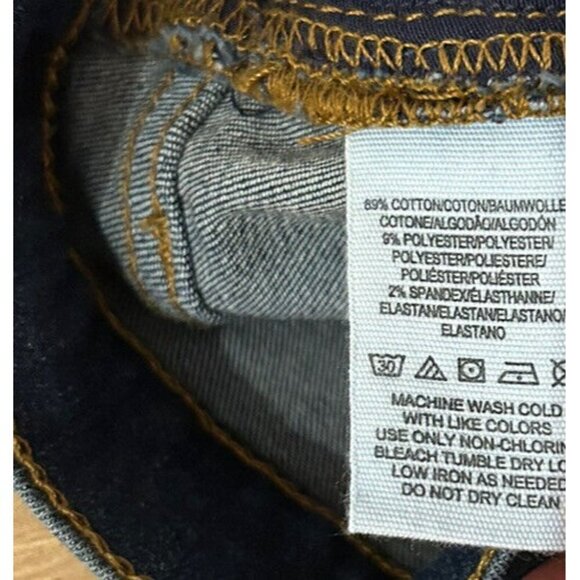 Free People Womens Size 24  Skinny Ankle Jeans Distressed Dark Wash Denim NEW - Picture 7 of 7